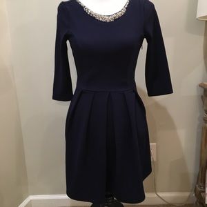 Navy boutique dress
